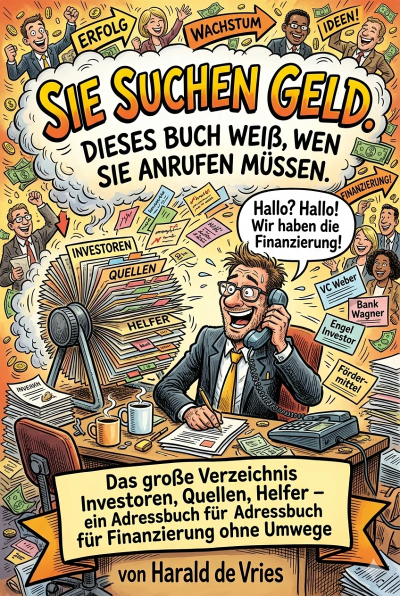 Cover: Sie suchen Geld. Dieses Buch weiß, wen Sie anrufen müssen.