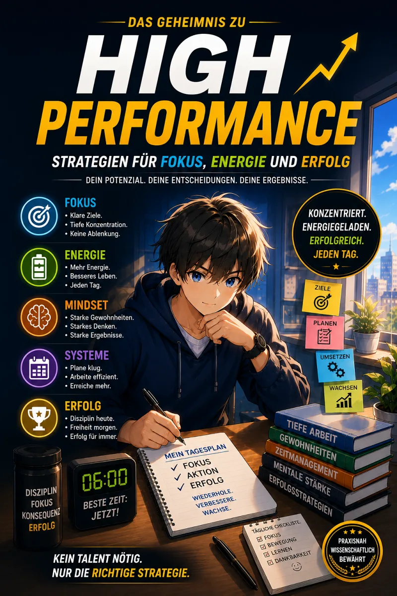 Cover: HIGH-PERFORMANCE für Schüler und Studenten