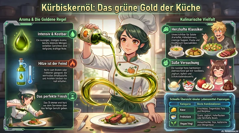Kochen mit Kürbiskernen
